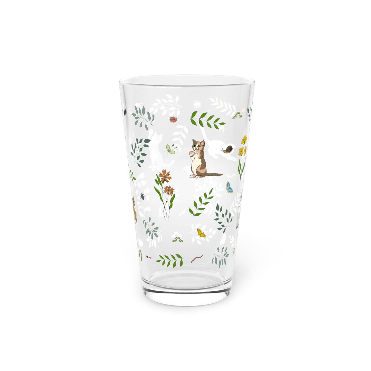 Wildflower Kittens 16oz Pint Glass