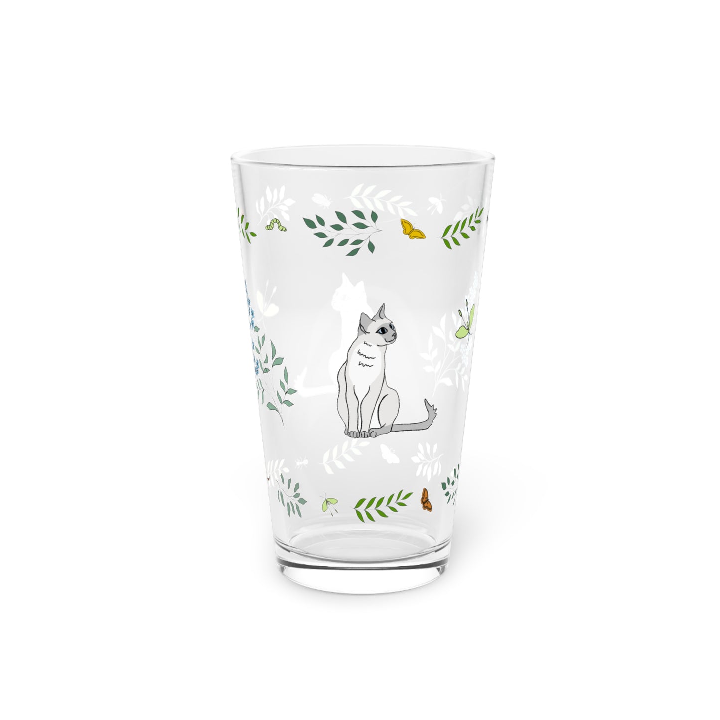 Wildflower Kittens #1 16oz Pint Glass