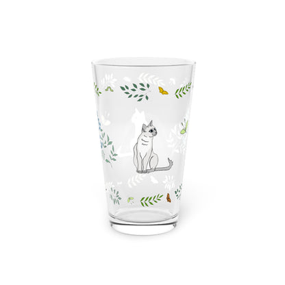 Wildflower Kittens #1 16oz Pint Glass