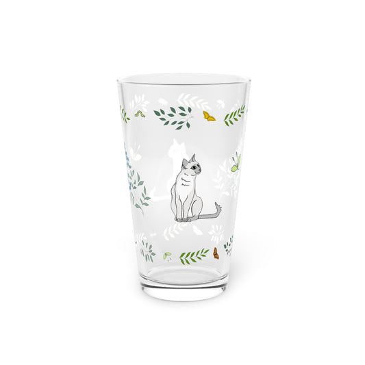 Wildflower Kittens #1 16oz Pint Glass