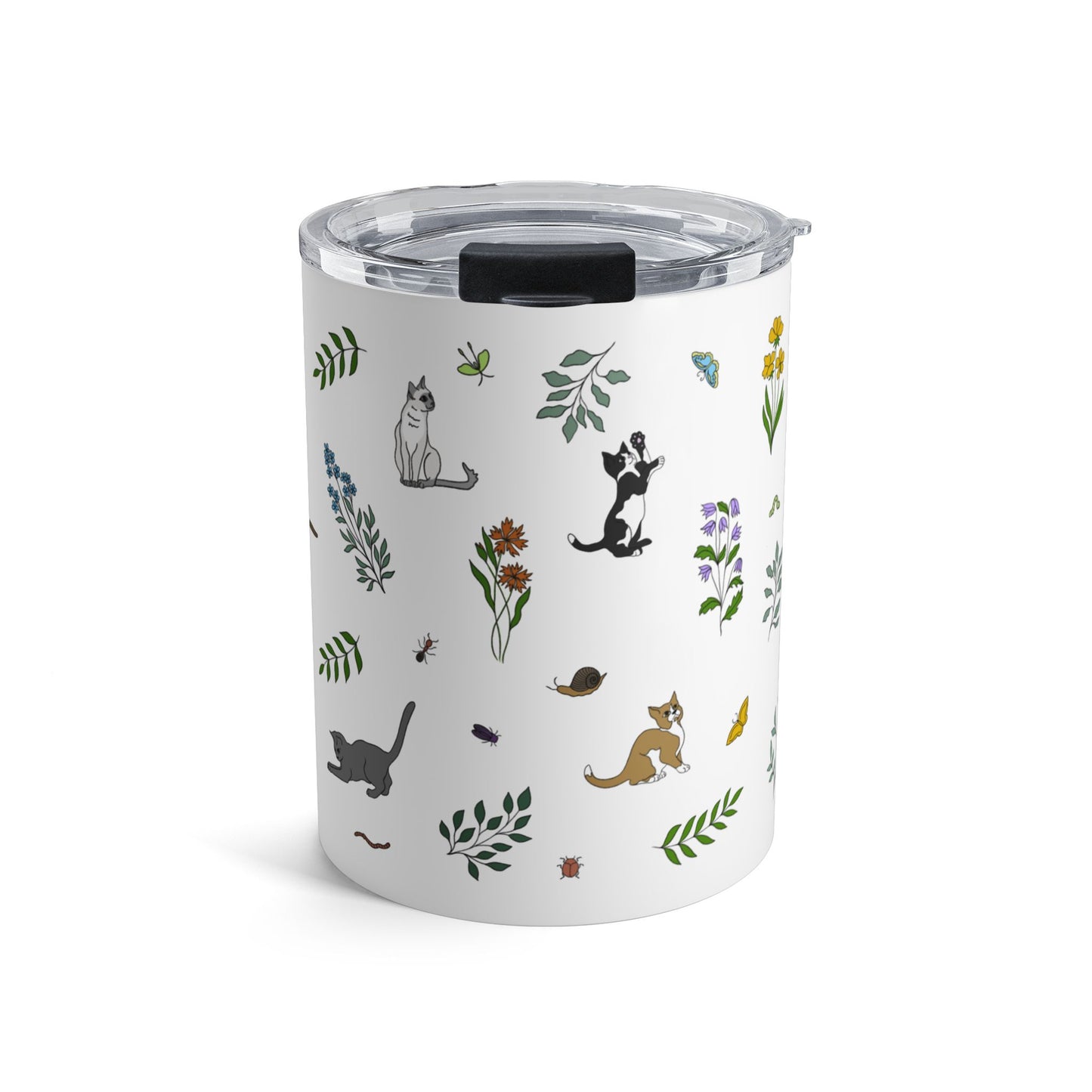 Wildflower Kittens 10oz Insulated Tumbler