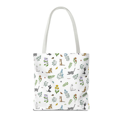 Wildflower Kittens Tote Bag