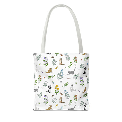 Wildflower Kittens Tote Bag