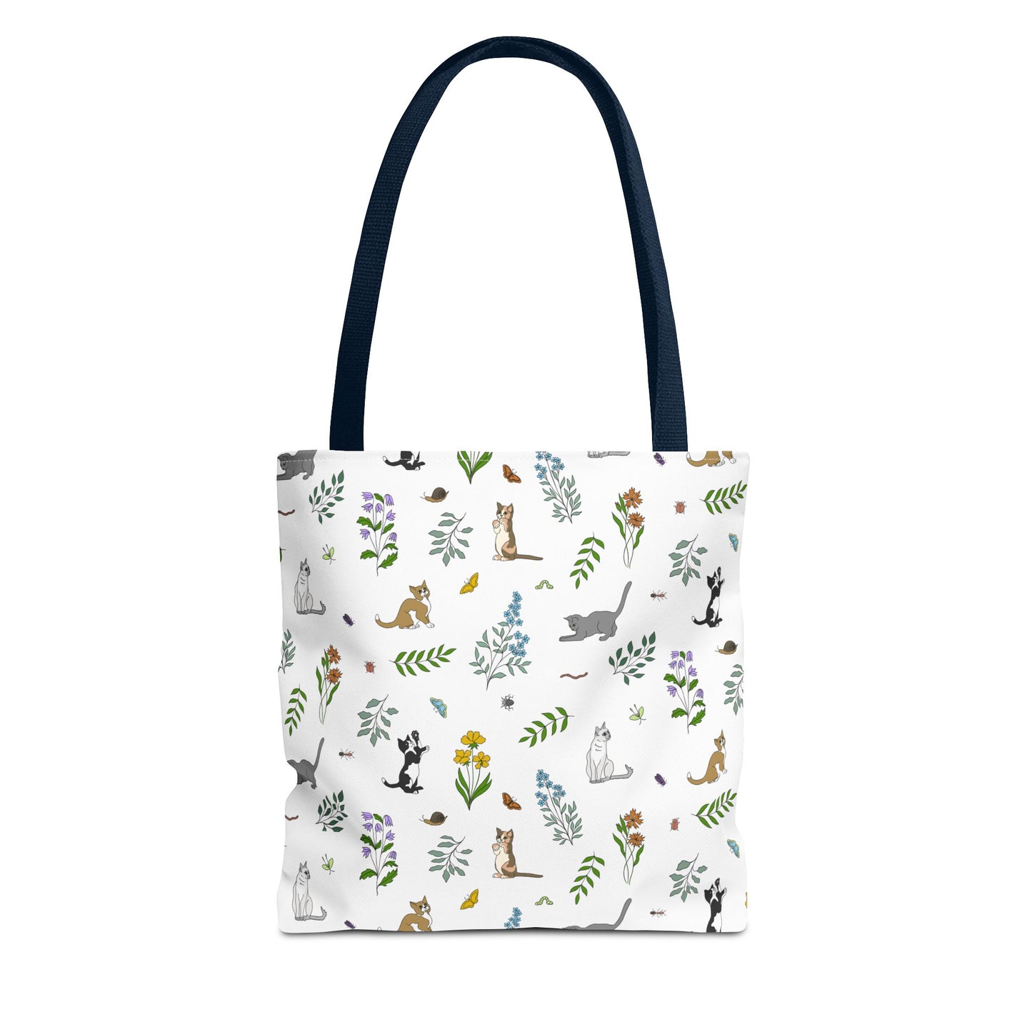 Wildflower Kittens Tote Bag