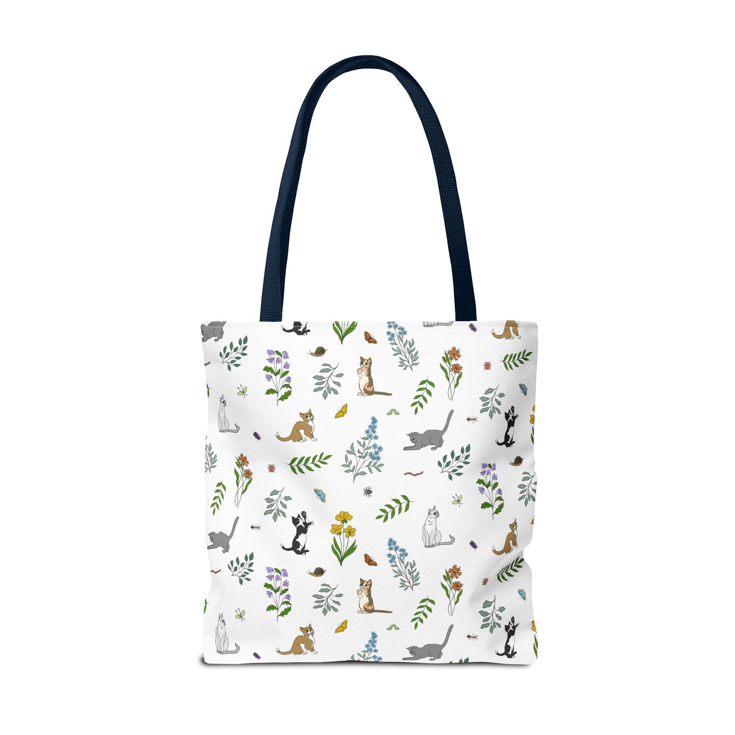 Wildflower Kittens Tote Bag