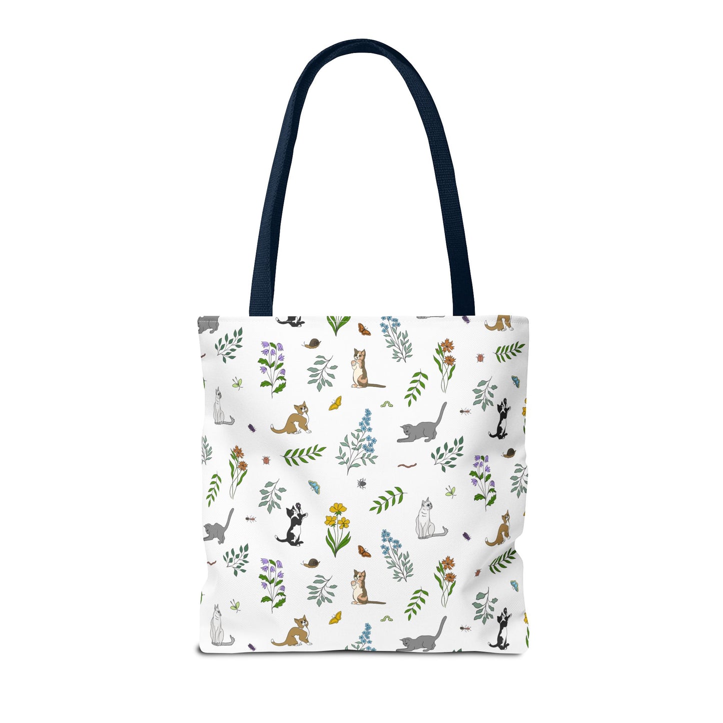 Wildflower Kittens Tote Bag