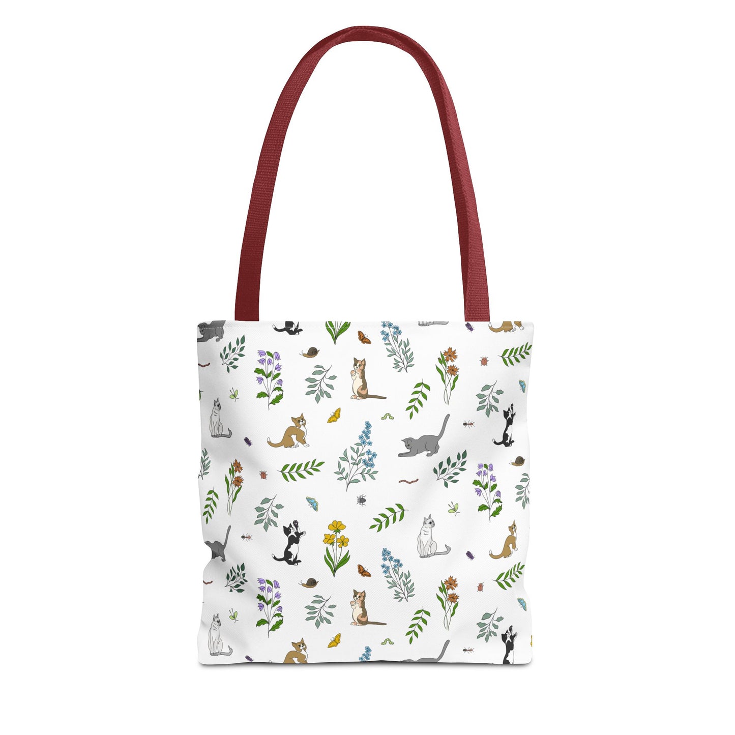Wildflower Kittens Tote Bag