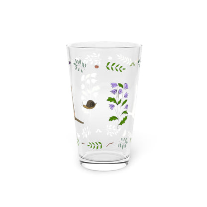 Wildflower Kittens #3 16oz Pint Glass