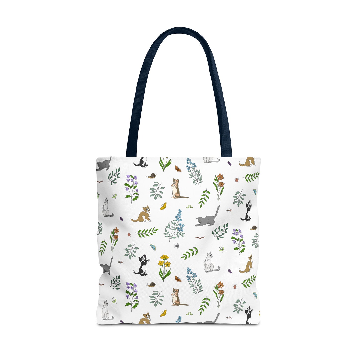 Wildflower Kittens Tote Bag