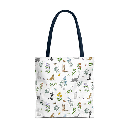 Wildflower Kittens Tote Bag
