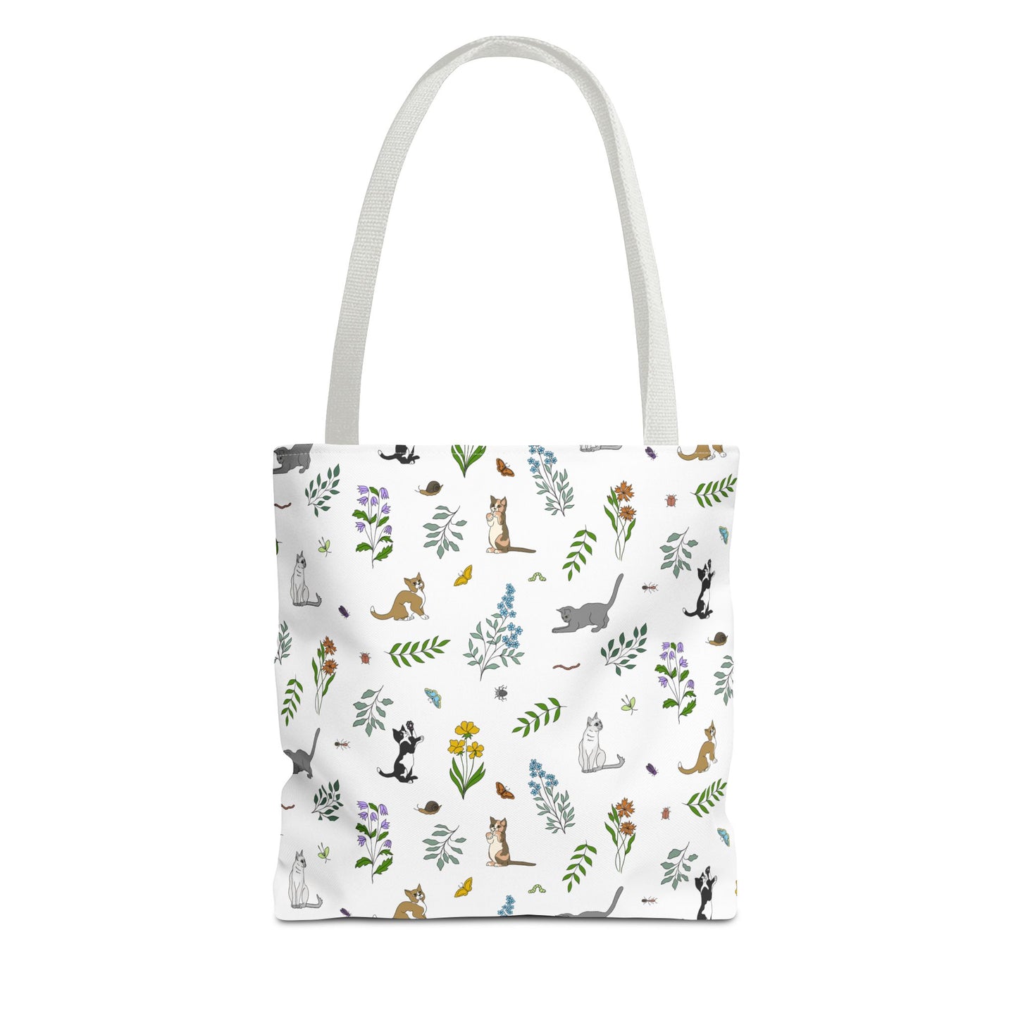 Wildflower Kittens Tote Bag
