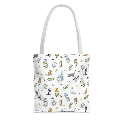 Wildflower Kittens Tote Bag