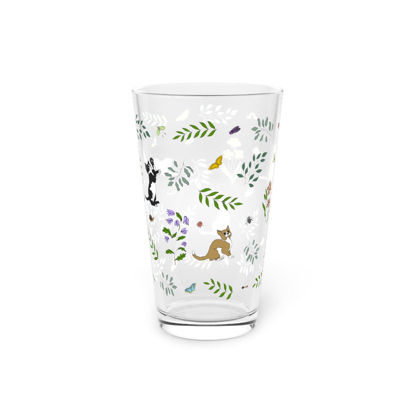 Wildflower Kittens 16oz Pint Glass
