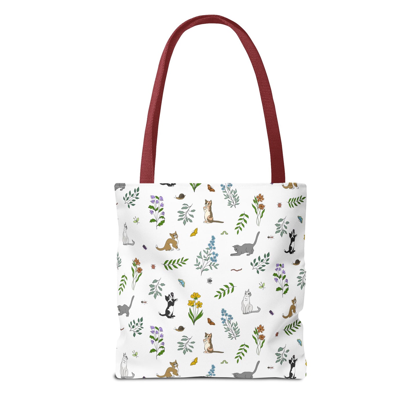 Wildflower Kittens Tote Bag