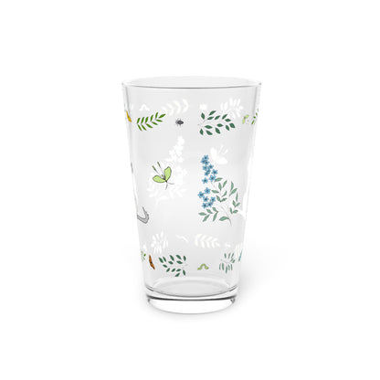 Wildflower Kittens #1 16oz Pint Glass