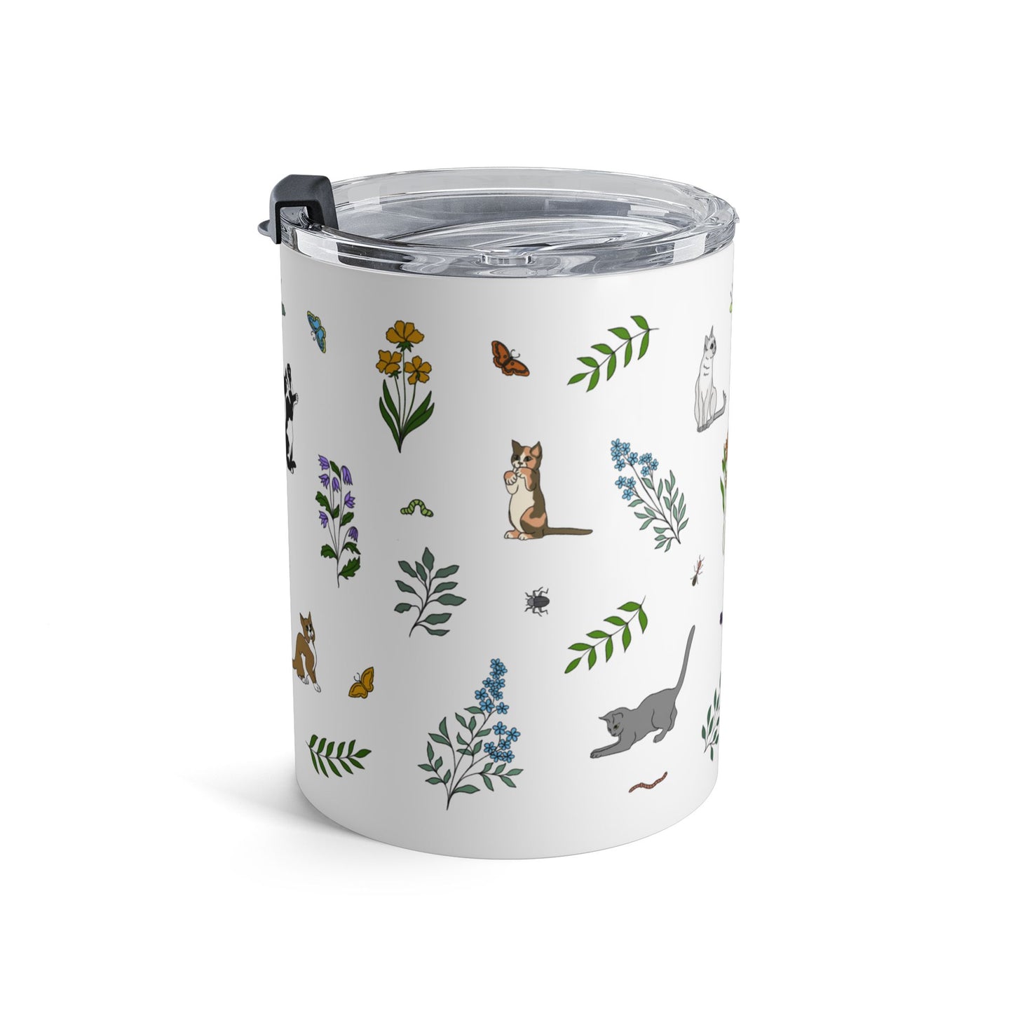 Wildflower Kittens 10oz Insulated Tumbler
