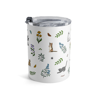 Wildflower Kittens 10oz Insulated Tumbler