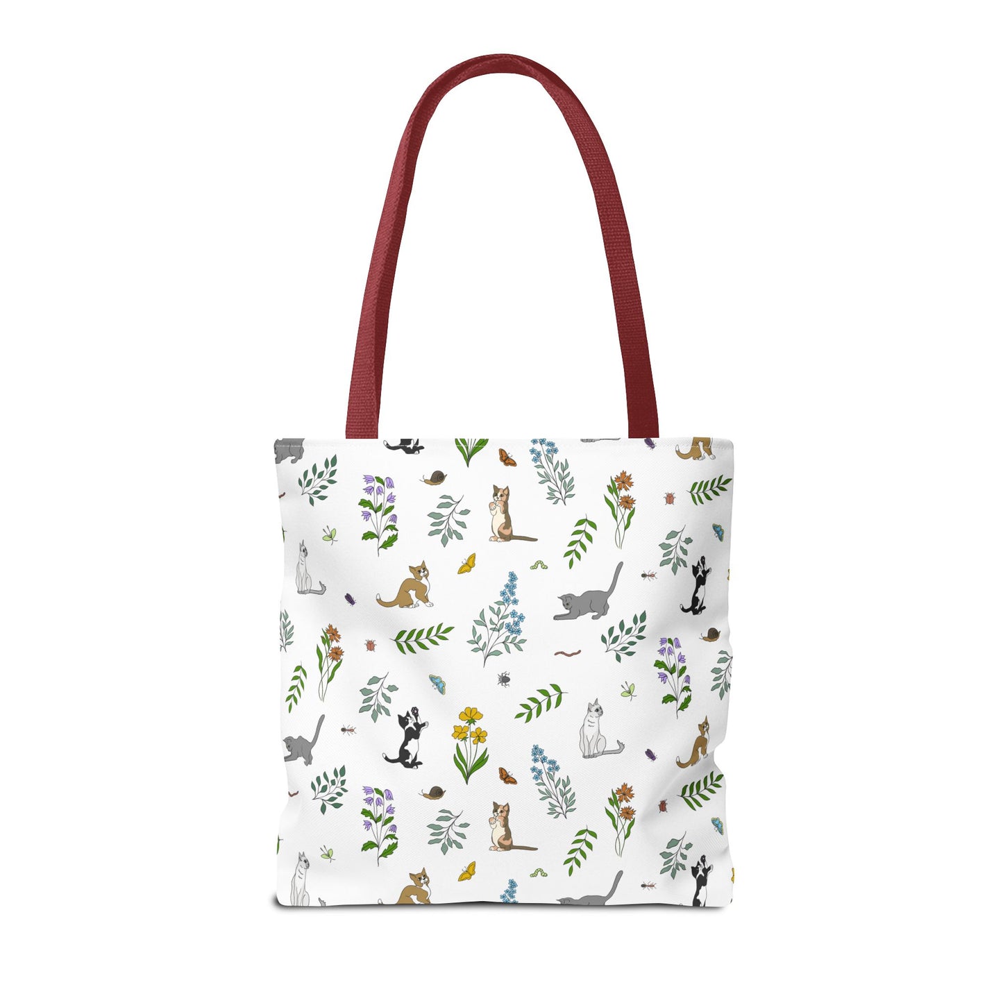 Wildflower Kittens Tote Bag