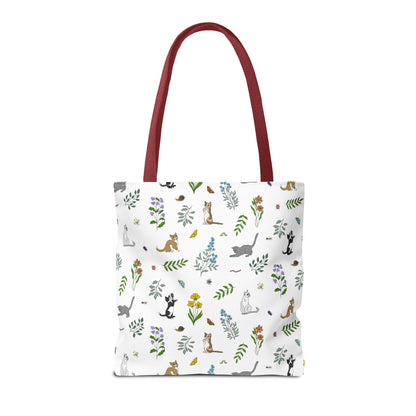 Wildflower Kittens Tote Bag