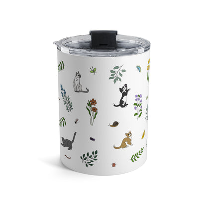 Wildflower Kittens 10oz Insulated Tumbler