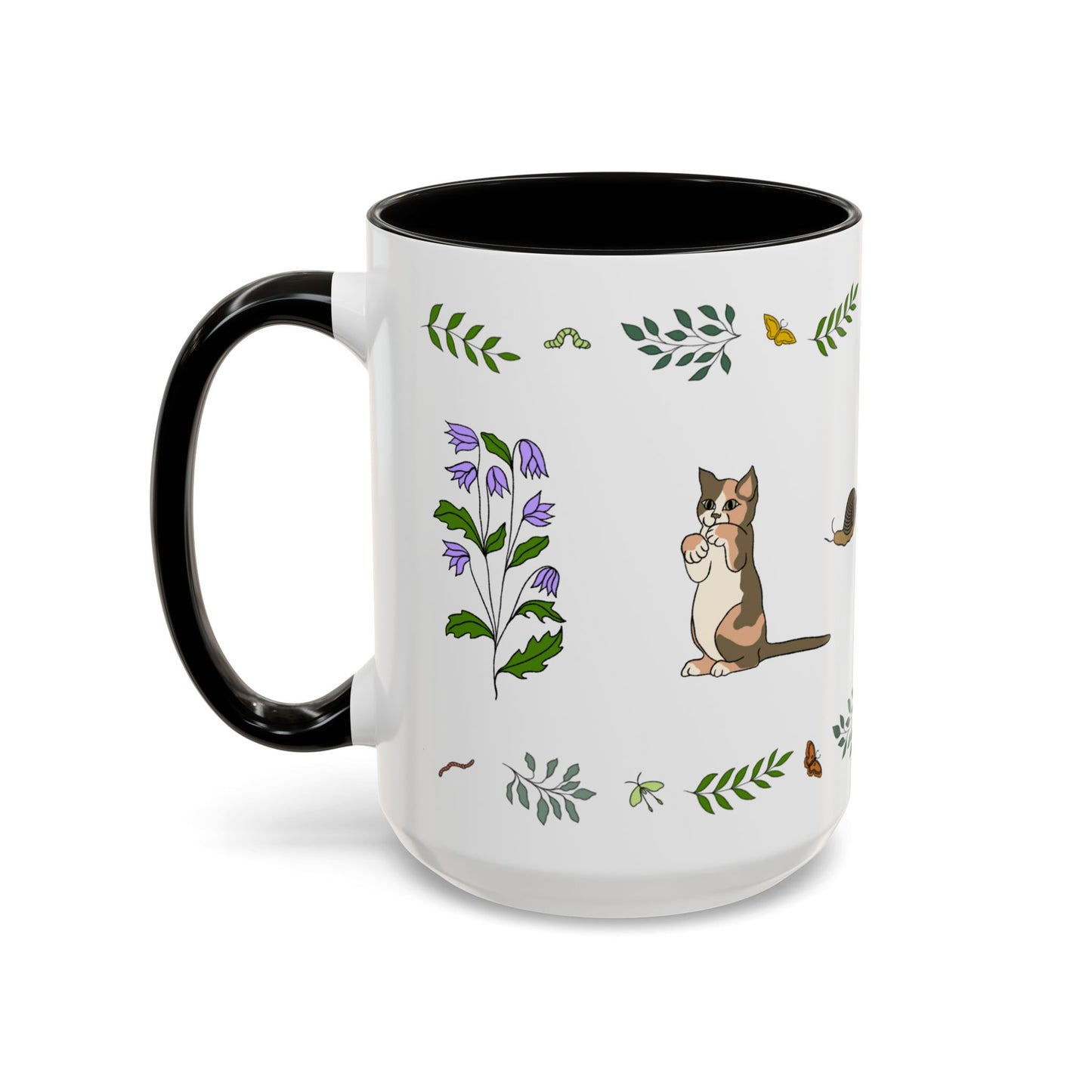 Wildflower Kittens #3 Ceramic Mug 15oz
