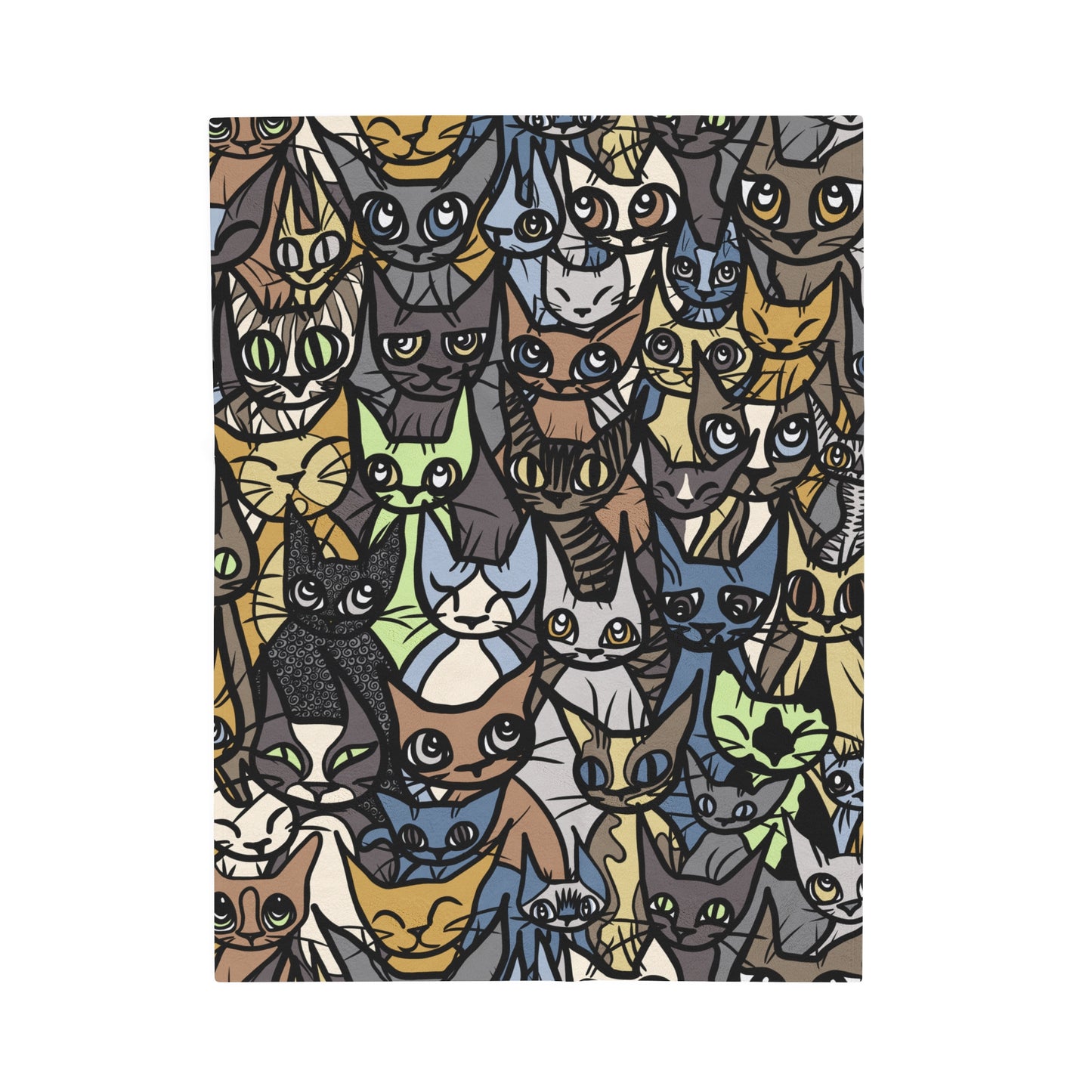 'Cozy Crowd' Velveteen Plush Blanket, Browns