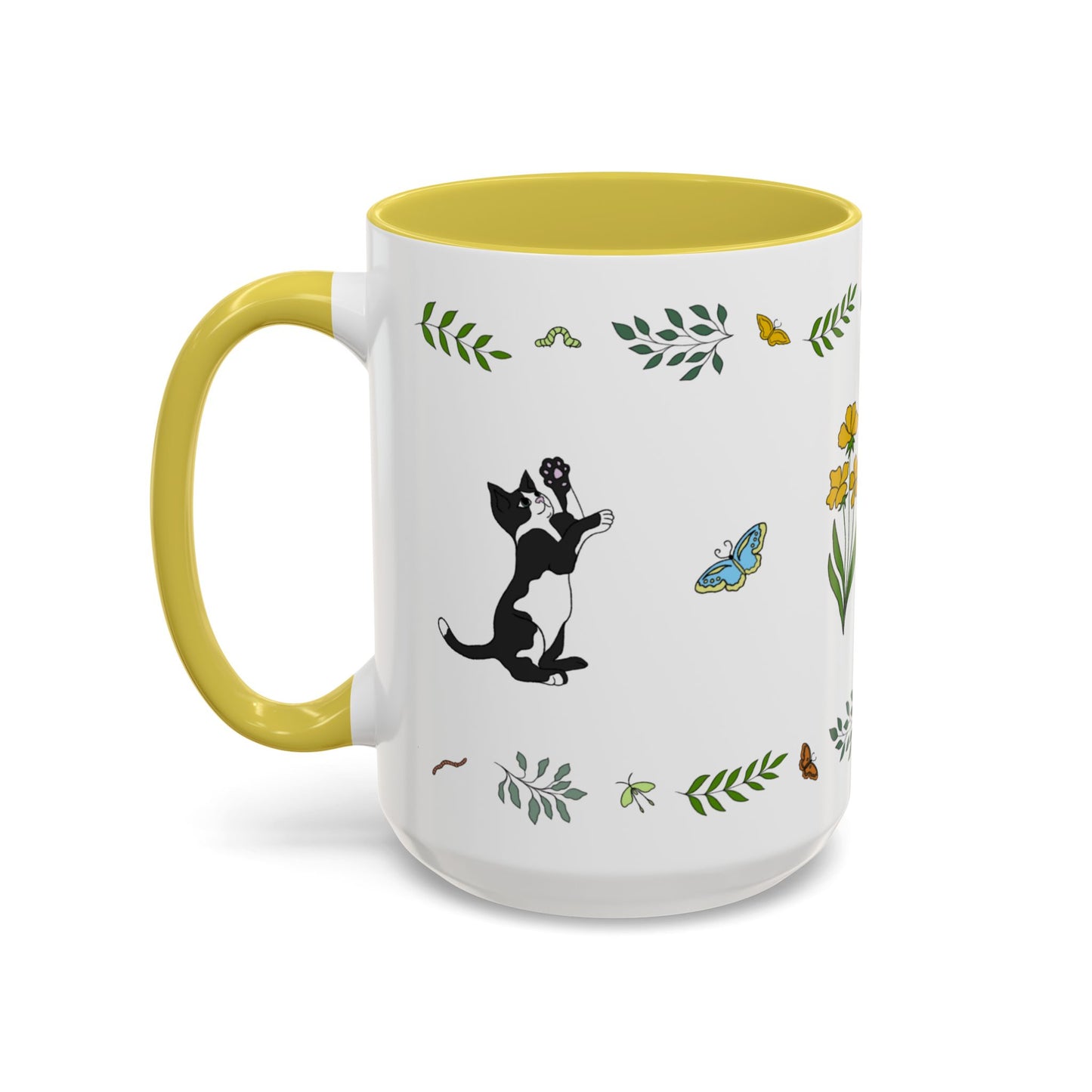 Wildflower Kittens #2 Ceramic Mug 15oz