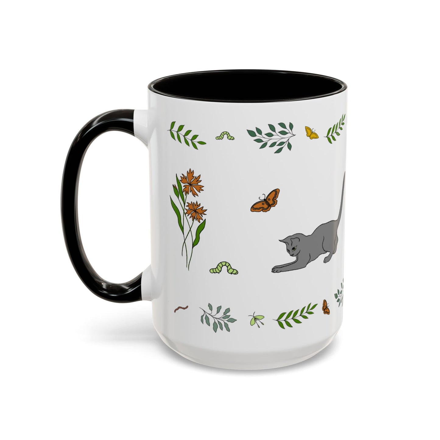Wildflower Kittens #4 Ceramic Mug 15oz