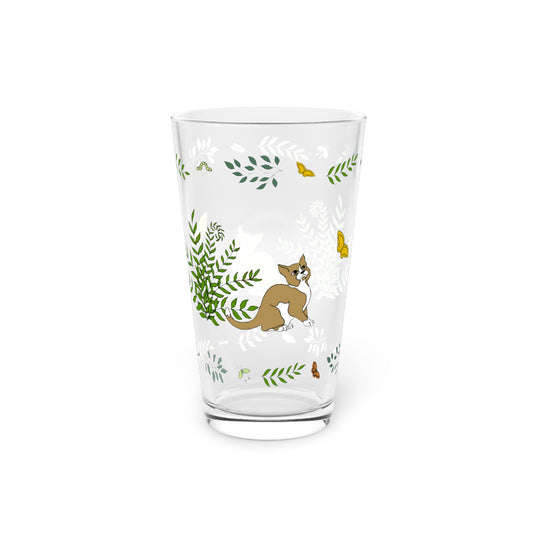 Wildflower Kittens #5 16oz Pint Glass