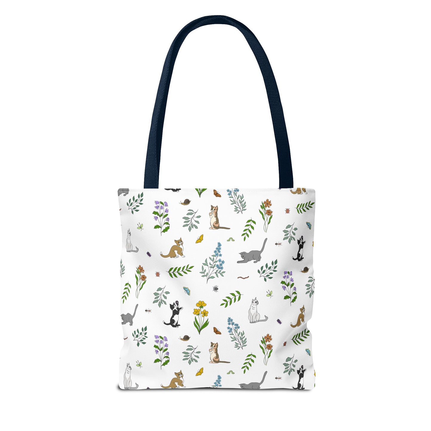 Wildflower Kittens Tote Bag