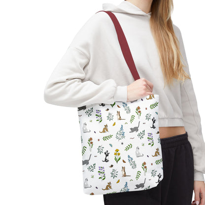 Wildflower Kittens Tote Bag