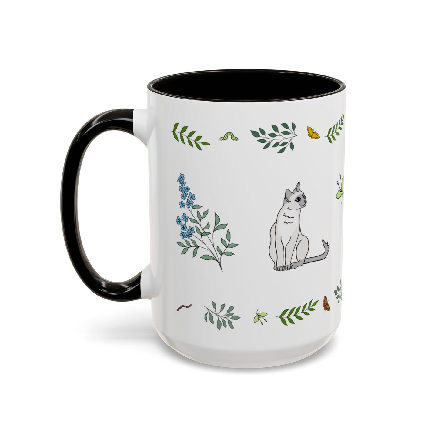 Wildflower Kittens #1 Ceramic Mug 15oz