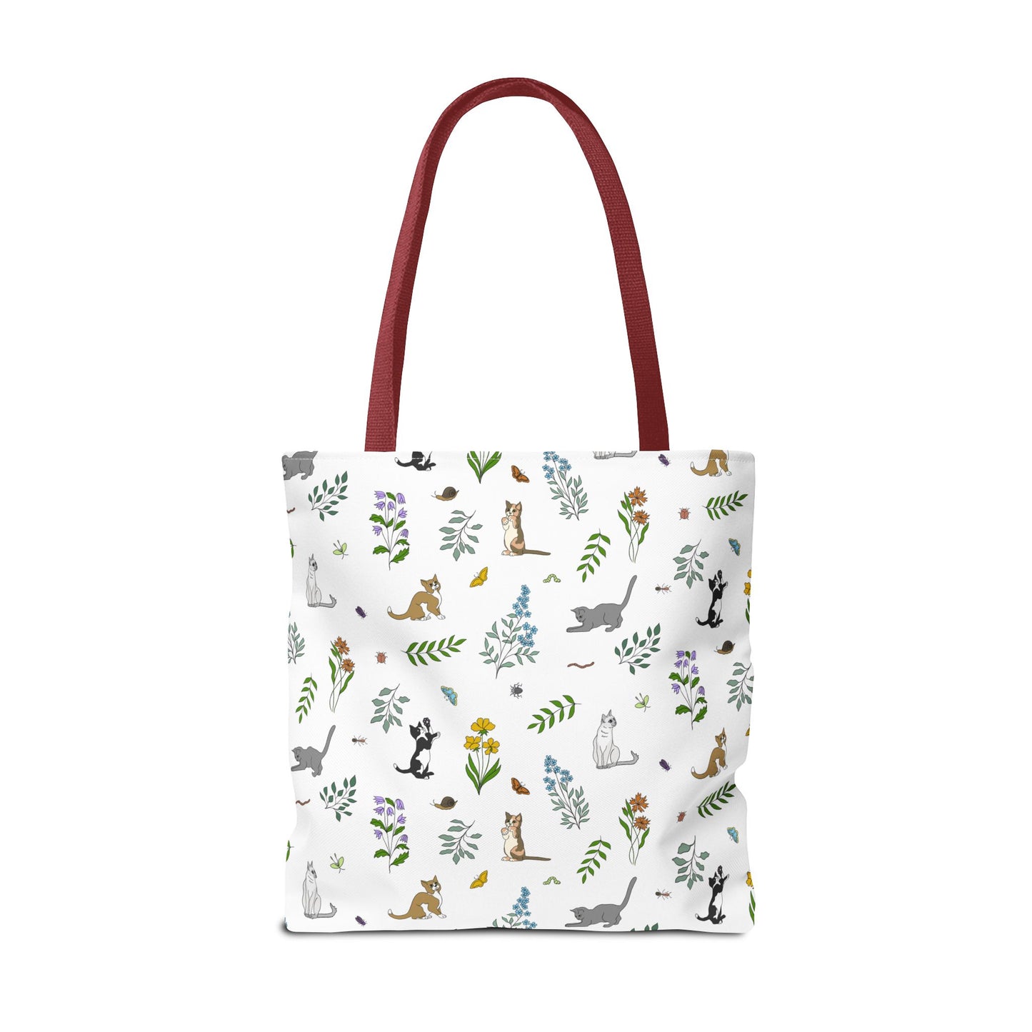 Wildflower Kittens Tote Bag