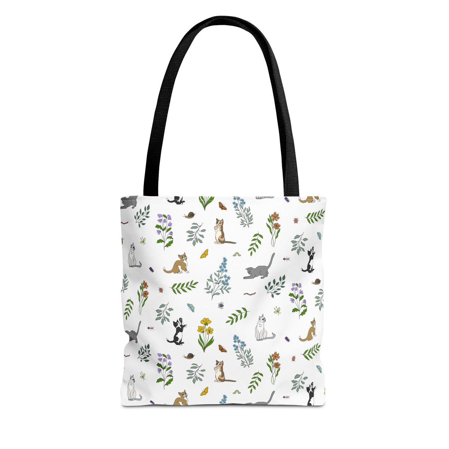 Wildflower Kittens Tote Bag