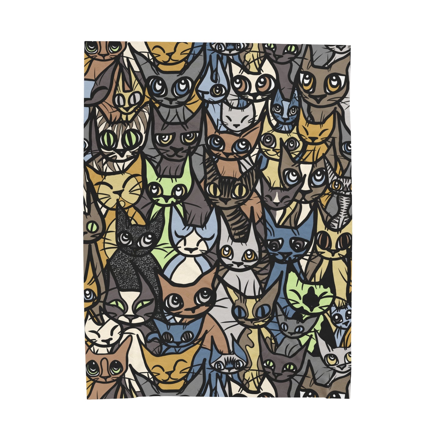 'Cozy Crowd' Velveteen Plush Blanket, Browns