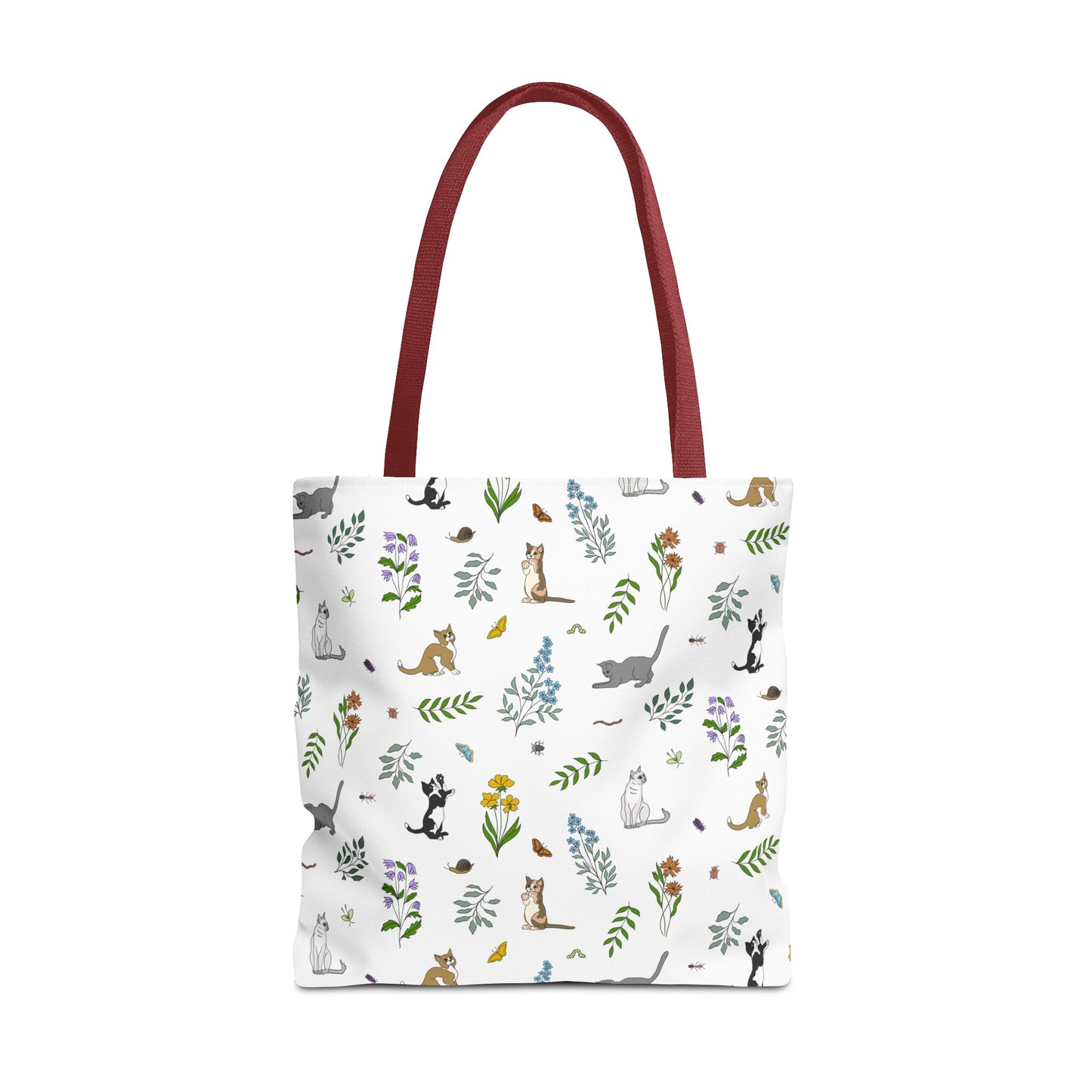 Wildflower Kittens Tote Bag