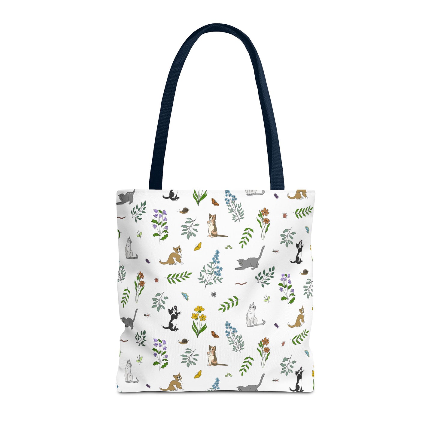 Wildflower Kittens Tote Bag