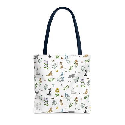 Wildflower Kittens Tote Bag