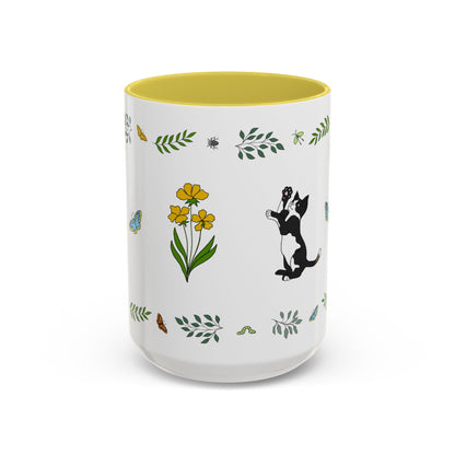 Wildflower Kittens #2 Ceramic Mug 15oz
