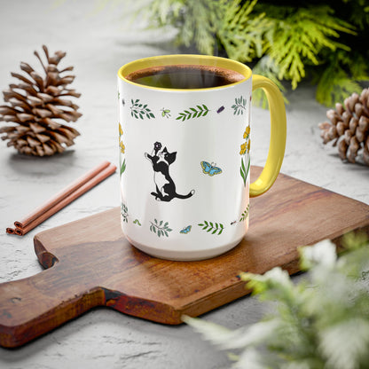 Wildflower Kittens #2 Ceramic Mug 15oz