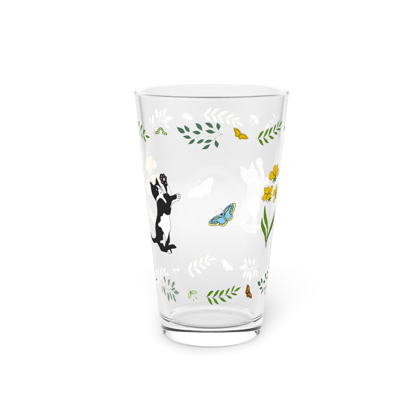 Wildflower Kittens #2 16oz Pint Glass