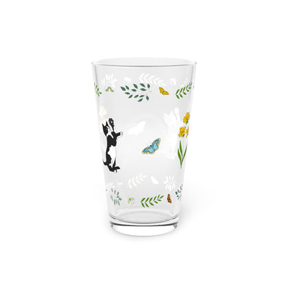 Wildflower Kittens #2 16oz Pint Glass