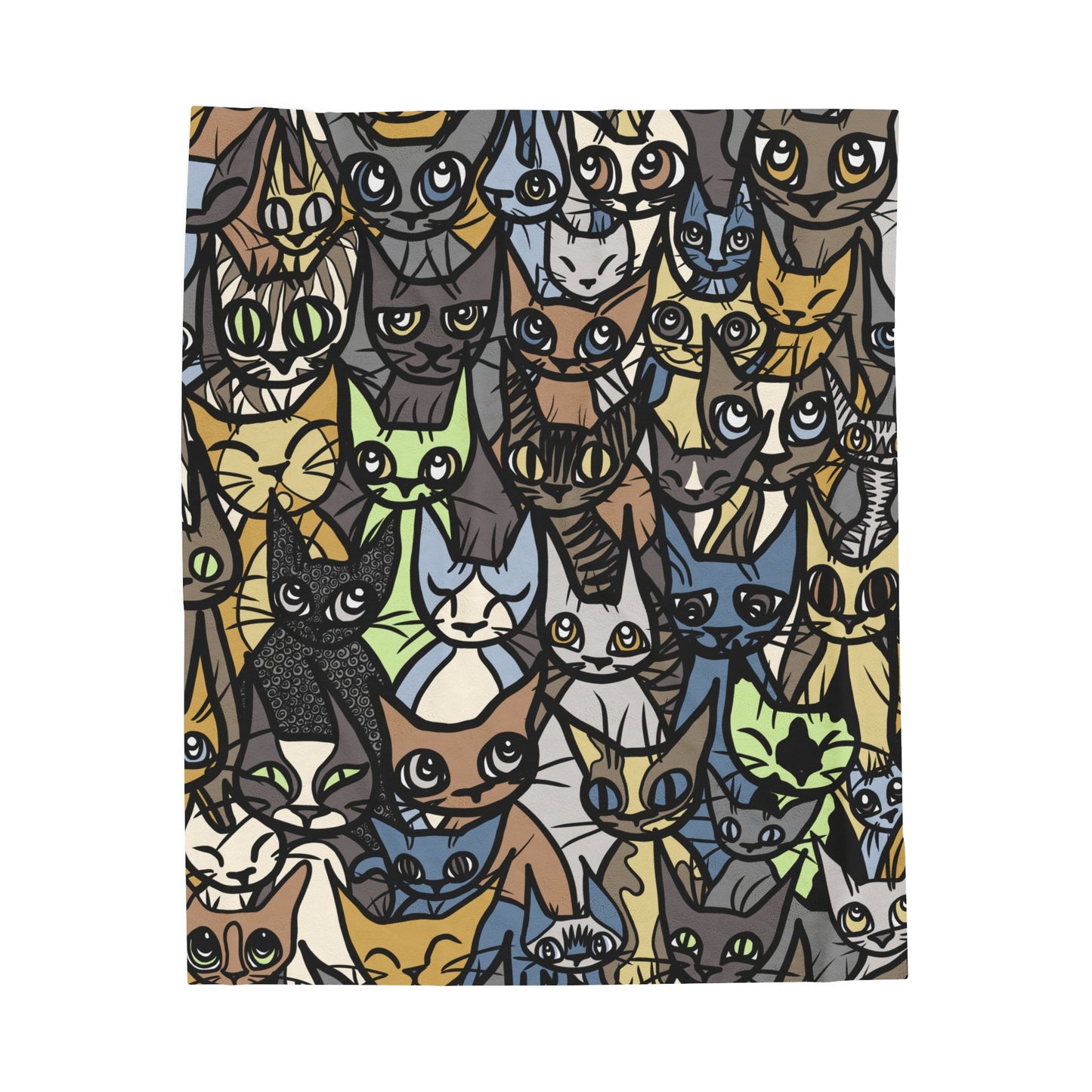 'Cozy Crowd' Velveteen Plush Blanket, Browns