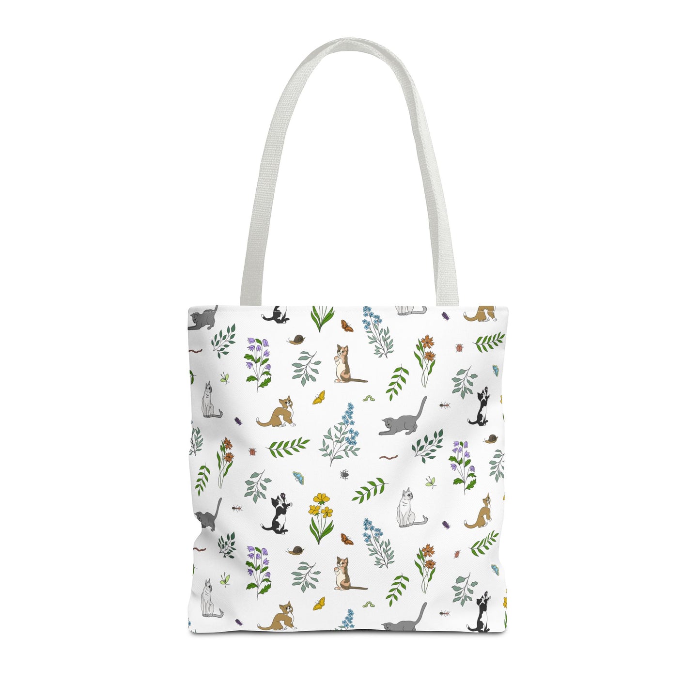 Wildflower Kittens Tote Bag