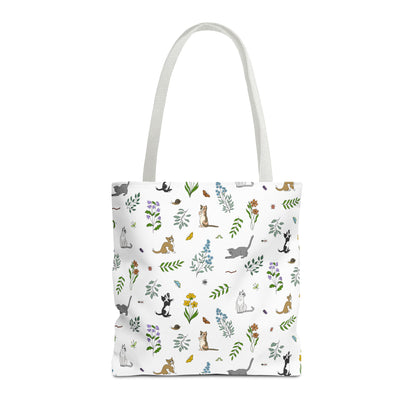 Wildflower Kittens Tote Bag