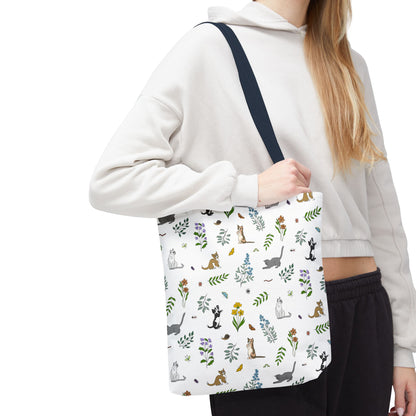 Wildflower Kittens Tote Bag