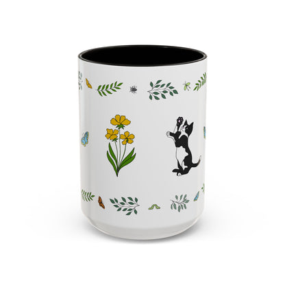 Wildflower Kittens #2 Ceramic Mug 15oz