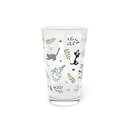 Wildflower Kittens 16oz Pint Glass