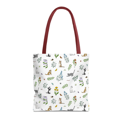 Wildflower Kittens Tote Bag