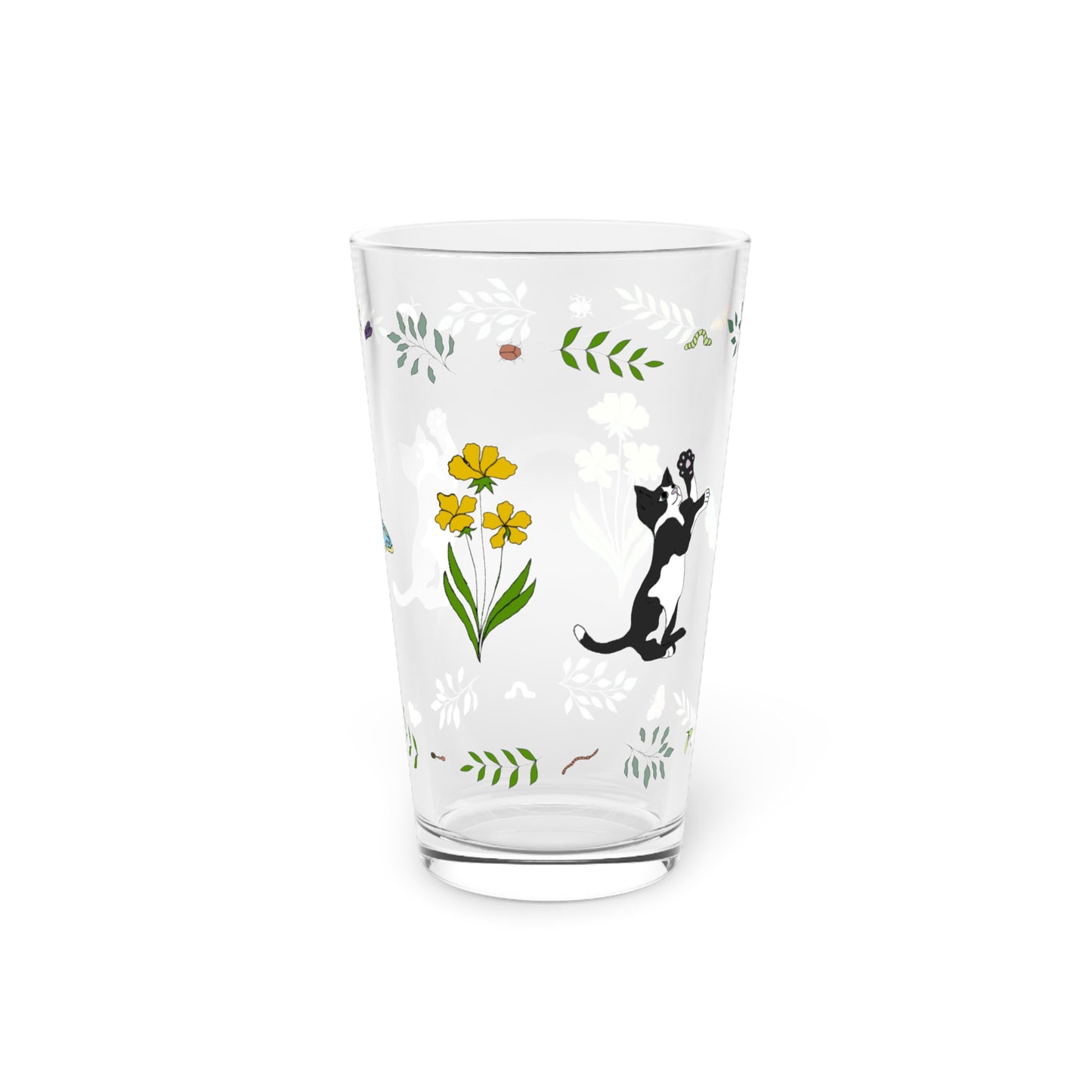 Wildflower Kittens #2 16oz Pint Glass
